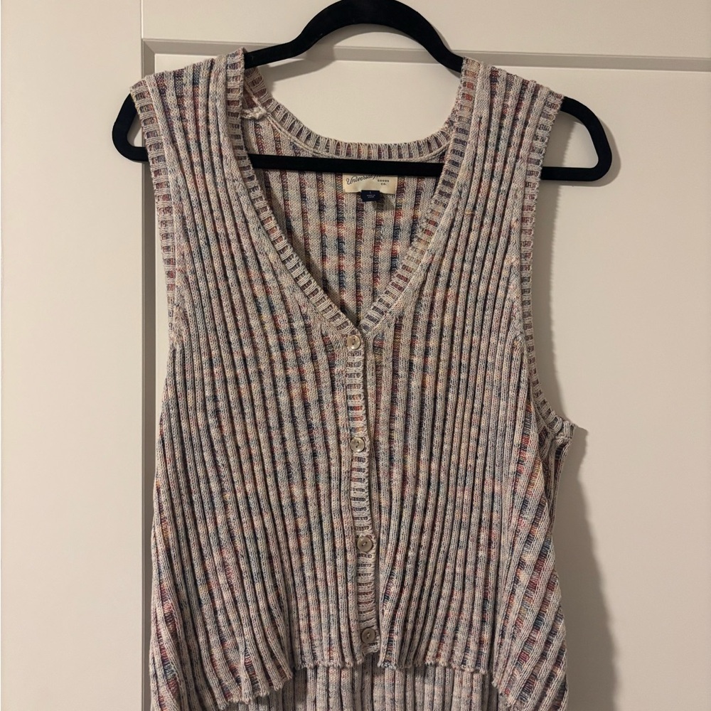 Universal Thread Multicolor Ribbed Sleeveless Top